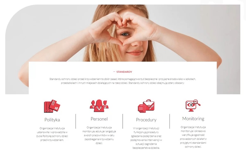 Standardy ochrony małoletnich – Fundacja Dajmy Dzieciom Siłę