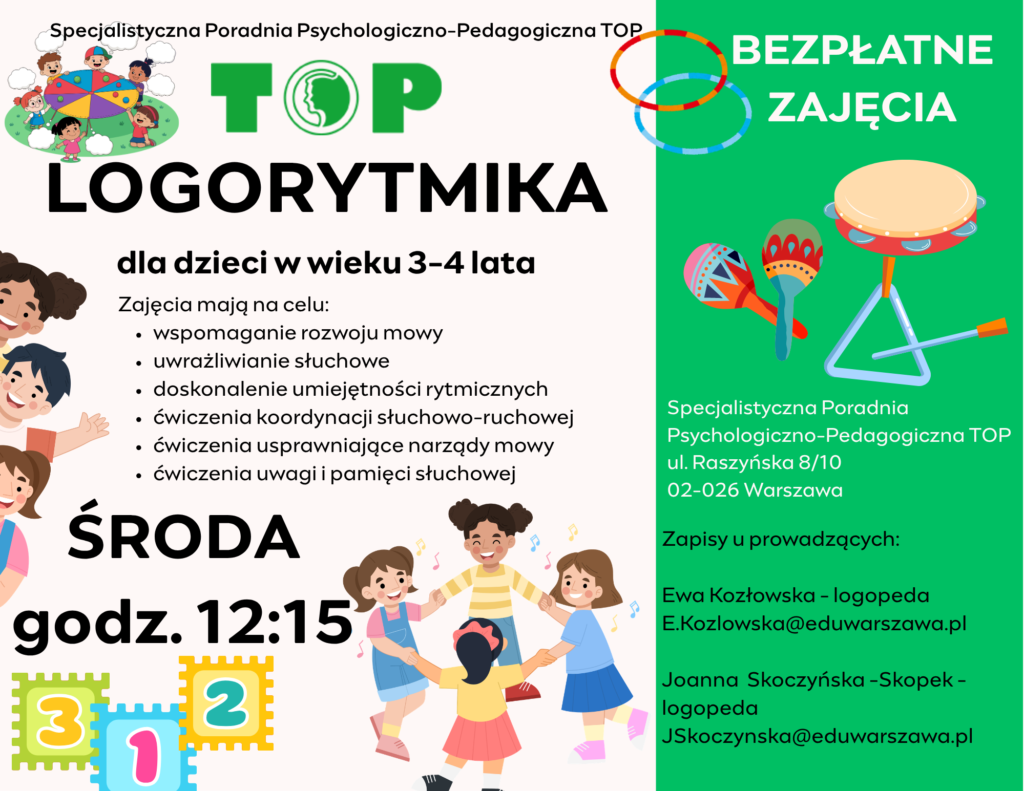 Zajęcia z Logorytmiki