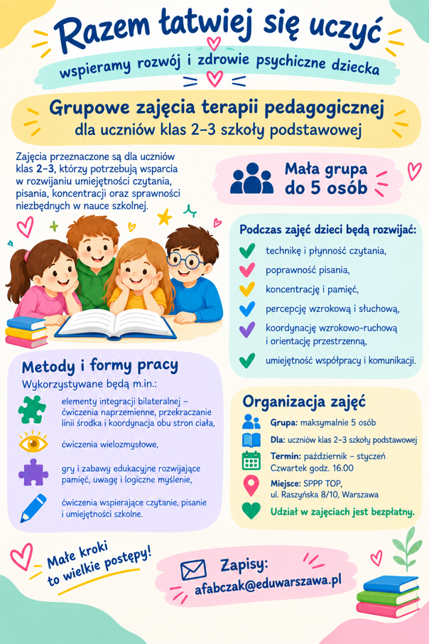 Plakat Razem łatwiej sie uczyć